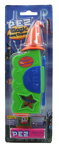 PEZ - PEZ Interactive - Magic Candy Dispenser - Green with Orange Wizard Hat