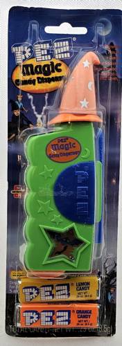 PEZ - PEZ Interactive - Magic Candy Dispenser - Green with Orange Wizard Hat