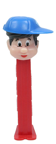 PEZ - Gas Station Boys - Aral Oil Boy - Black Hair, Black Eyes