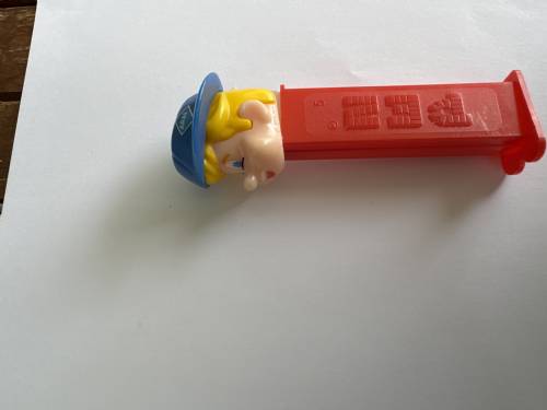 PEZ - Gas Station Boys - Aral Oil Boy - Yellow Hair, Blue Eyes