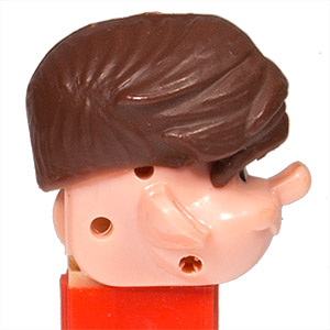 PEZ - PEZ Pals - Boy - Brown Hair, Head and Hair Holes