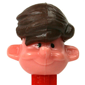 PEZ - PEZ Pals - Boy - Brown Hair, Head Holes