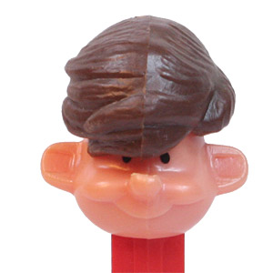 PEZ - PEZ Pals - Boy - Brown Hair, No Extra Holes