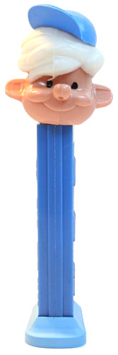 PEZ - PEZ Pals - Boy with Cap (Pezi) - White Hair, Blue Cap