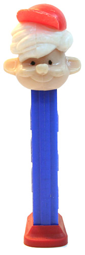 PEZ - PEZ Pals - Boy with Cap (Pezi) - White Hair, Red Cap