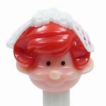 PEZ - Bride B Pink Head, Red Hair