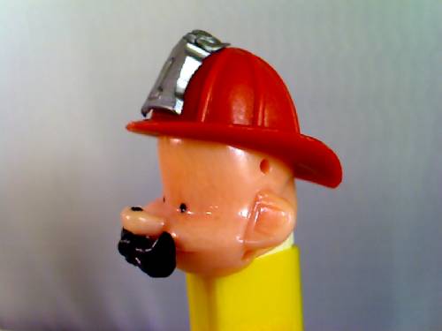 PEZ - PEZ Pals - Fireman - With Moustache