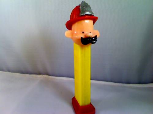 PEZ - PEZ Pals - Fireman - With Moustache