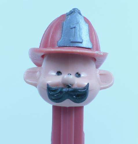 PEZ - PEZ Pals - Fireman - With Moustache