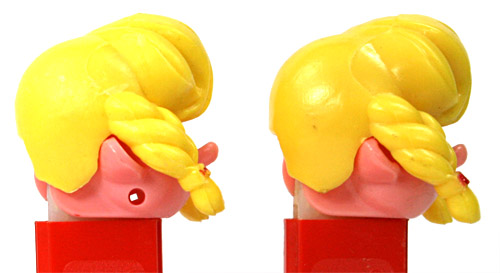 PEZ - PEZ Pals - Girl - Yellow Hair, Head Holes