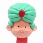 PEZ - Maharajah  Light Green Turban, Pink Head