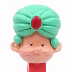PEZ - Maharajah  Light Green Turban, Pink Head