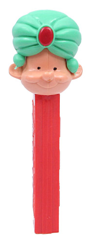 PEZ - PEZ Pals - Maharajah - Light Green Turban, Pink Head