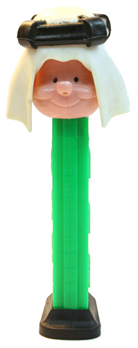 PEZ - PEZ Pals - Sheik - White Mantle, Black Clip-on Band