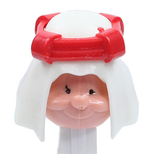 PEZ - PEZ Pals - Sheik - White Mantle, Red Clip-on Band