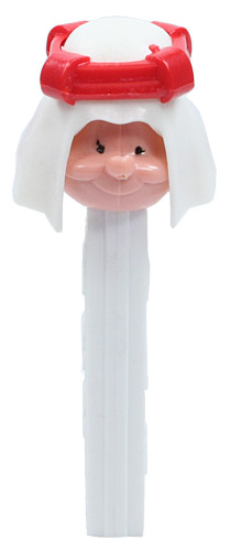 PEZ - PEZ Pals - Sheik - White Mantle, Red Clip-on Band