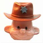 PEZ - Sheriff  Light Brown Hat