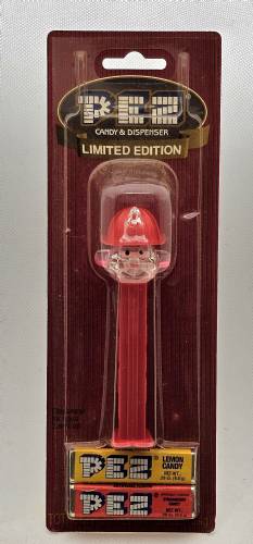 PEZ - PEZ Pals - Crystal Collection - Fireman - Clear Crystal Head