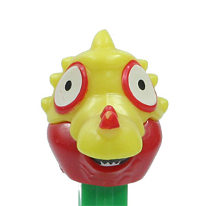 PEZ - PEZ-A-Saurs - I-Saur (Titus) - Red and Yellow Head