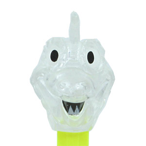 PEZ - Crystal Collection - Fly-Saur (Brutus) - Clear Crystal Head