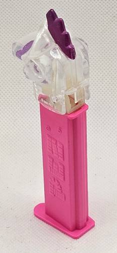 PEZ - Crystal Collection - He-Saur (Chaos) - Clear Crystal Head