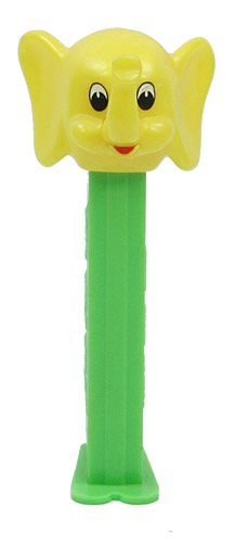 PEZ - Safari Animals - Elephant - Yellow Head