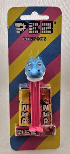 PEZ - Safari Animals - Hippo - Blue and White Head