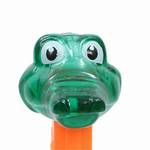 PEZ - Crocodile  Green Crystal Head