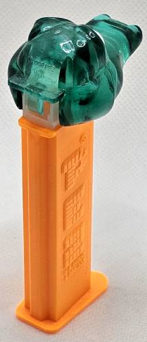 PEZ - Crystal Collection - Crocodile - Green Crystal Head