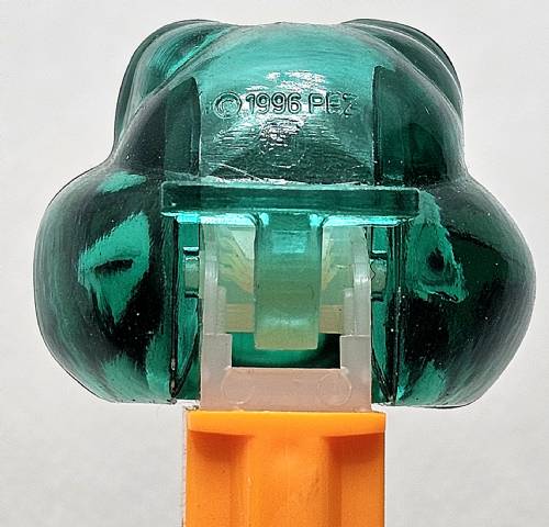 PEZ - Crystal Collection - Crocodile - Green Crystal Head