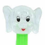 PEZ - Elephant  Clear Crystal Head