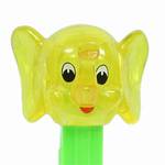 PEZ - Elephant  Yellow Crystal Head