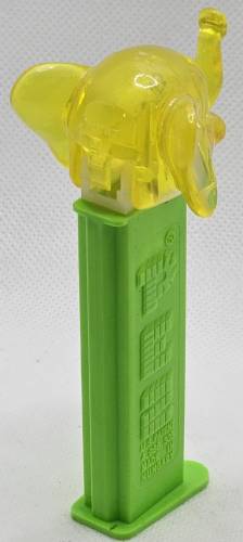 PEZ - Crystal Collection - Elephant - Yellow Crystal Head