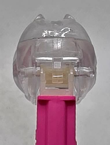 PEZ - Crystal Collection - Hippo - Clear Crystal Head