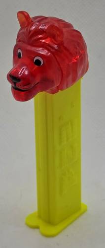 PEZ - Crystal Collection - Lion - Red Crystal Head
