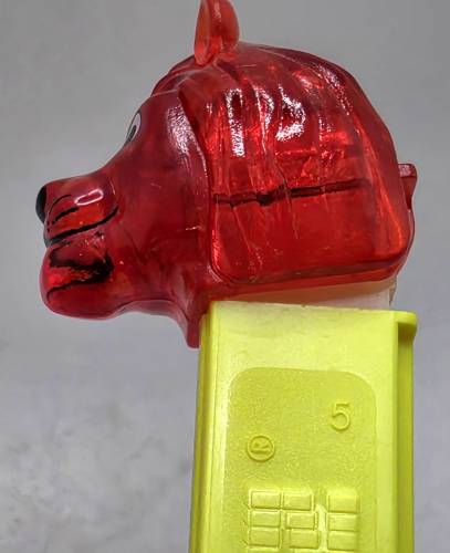 PEZ - Crystal Collection - Lion - Red Crystal Head