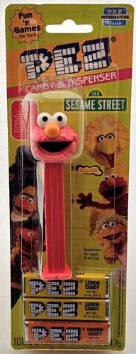 PEZ - Animated Movies and Series - Sesame Street - Elmo - Red Head