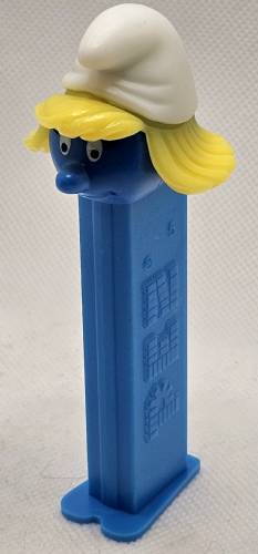 PEZ - Smurfs - Series A - Smurfette - Painted Eyes and Lashes - A