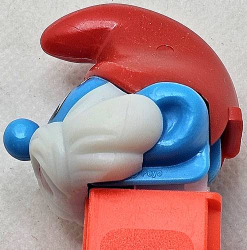 © Bryan Whalen PEZ - Smurfs - Series B - Papa Smurf - B