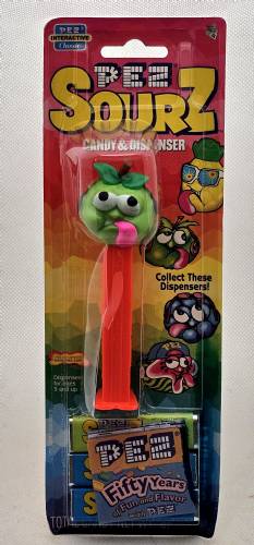 PEZ - Sourz - Sour Green Apple - Green Head