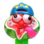 PEZ - Sour Watermelon  Light Green Head w/o trademark