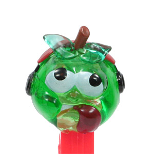 PEZ - Crystal Collection - Sour Green Apple - Green Crystal Head