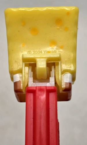 PEZ - SpongeBob SquarePants - SpongeBob in Shirt - yellow head, full shirt - A