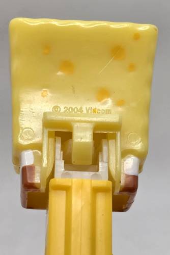 PEZ - SpongeBob SquarePants - SpongeBob in Shirt - yellow head, full shirt - A