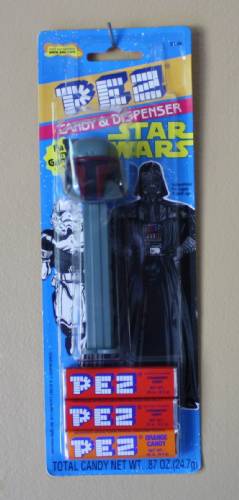 PEZ - Star Wars - Series B - Boba Fett - light gray - A