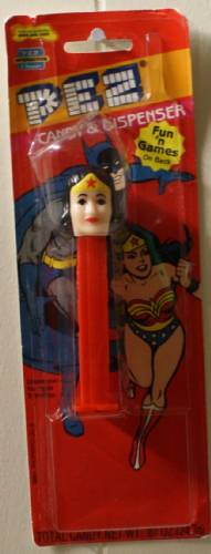 PEZ - Super Heroes - DC - Wonder Woman - Flush Star - A