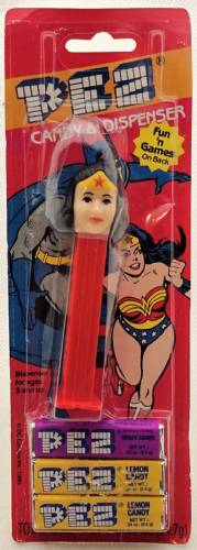 PEZ - Super Heroes - DC - Wonder Woman - Flush Star - A