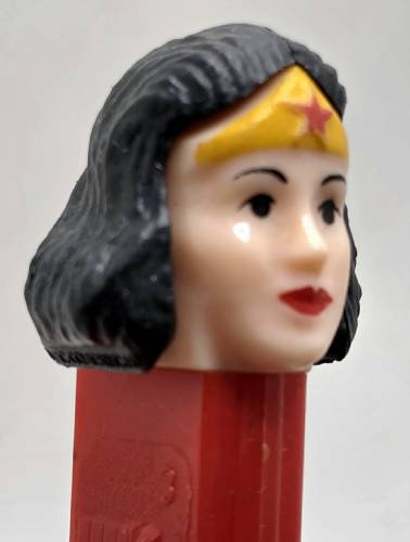 © Bryan Whalen PEZ - Super Heroes 1990ies - DC - Wonder Woman - Raised Star - A