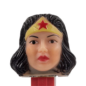 PEZ - Super Heroes - Soft-Heads - DC - Wonder Woman - Soft-Head