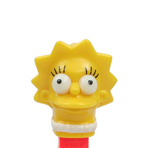 PEZ - Simpsons - Lisa Simpson - Fox copyright
